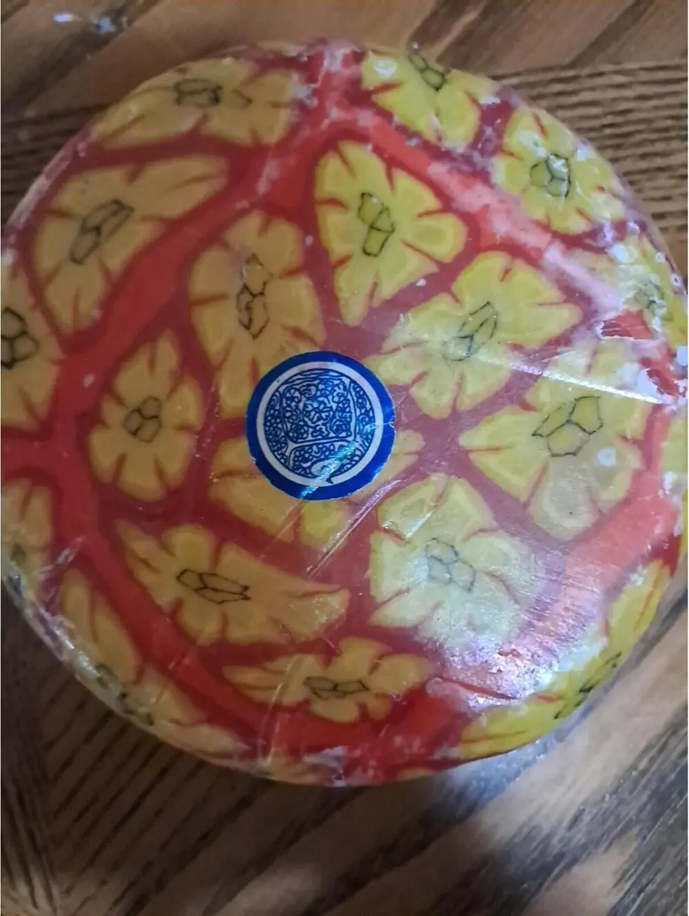 Vintage‎ 90s psychedelic Mushroom Candle. Hand Made. Unused, Unburned